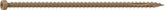 Camo 0372249 Structural Screw, 0.155 in Thread, 6 in L, Truss Head, Star Drive, Sharp Point, PROTECH Ultra 4 Coated, 500
